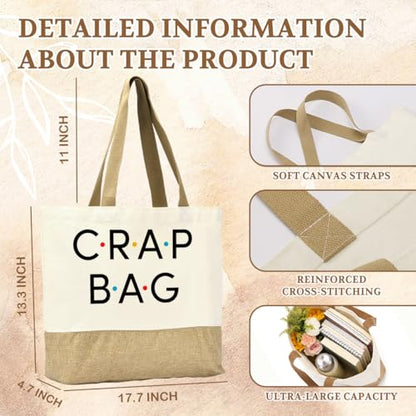FriendsTote Bag, Funny gift Friend Tote bag, Best friend Makeup Bag, for Women Men Best Friends Birthday Gift - color: Crapbag 0154
