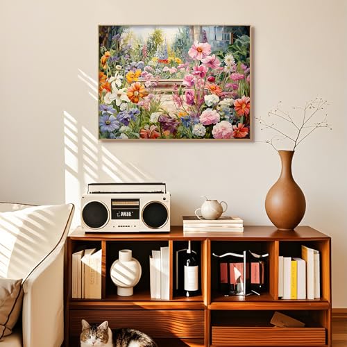 Diamond Art Kits for Adults, Garden Diamond Painting Kit, 12x16 Inch - color: CYDP1P13