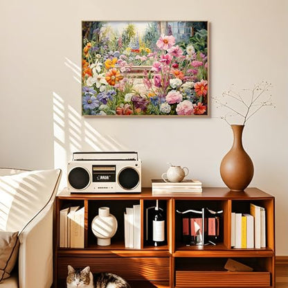 Diamond Art Kits for Adults, Garden Diamond Painting Kit, 12x16 Inch - color: CYDP1P13