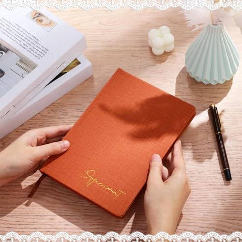 Engrowtic Wedding Officiant Book with Pen 5.25x8.25,Brown,Classic - color: Brown, style: Classic