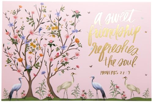 WORLD TRAVELER Scripture & Prayer Cards, 36 Prayer Cards, Gift Boxed 4x6 - color: Lavender Flowers