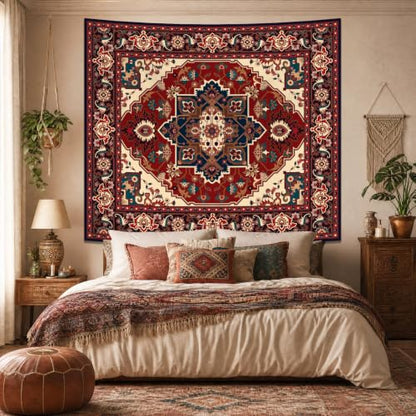 Apdidl Boho Mandala Tapestry for Bedroom, Hippie Indian Art Wall Tapestries - color: C-Mandala Tapestry, size: 60"L x 51"W
