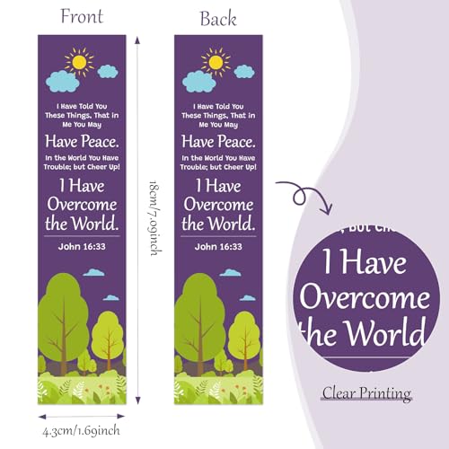8 Pieces Christian Scripture Bookmarks Inspirational Bible Verse Gifts Encouragement Gift Religious Spiritual Gift for Women Men Friends Paper Bookmarks Book Lovers Gifts Reading Accessories - color: Encouragement Bookmark