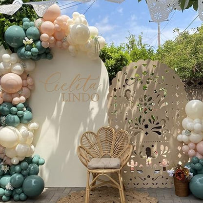 VANGNING Cielita Lindo Wall Decal – Elegant Script Party Backdrop Decor for Bridal Shower, Wedding, Baby Shower & Photo Booth – Removable Peel and Stick Gold Letter Wall Sticker for Event Decorations