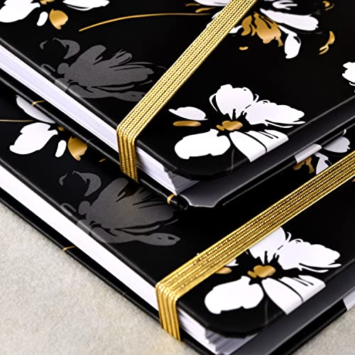 Frasukis Ruled Notebook -Lined Journal with Premium Thick Paper,8.5" X 6.4" - color: black-3