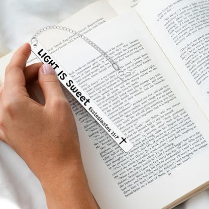 Christian Bookmarks First Communion Gifts for Women Bible Verse Gifts Inspirational Church Supplies Motivational Book Marks - color: Religious Bookmark 12