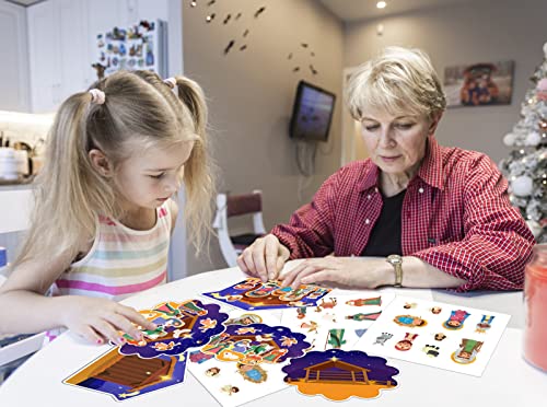 FaCraft Nativity Sticker for Kids - 24pcs Christian Christmas Crafts Kits - color: A-24PCS