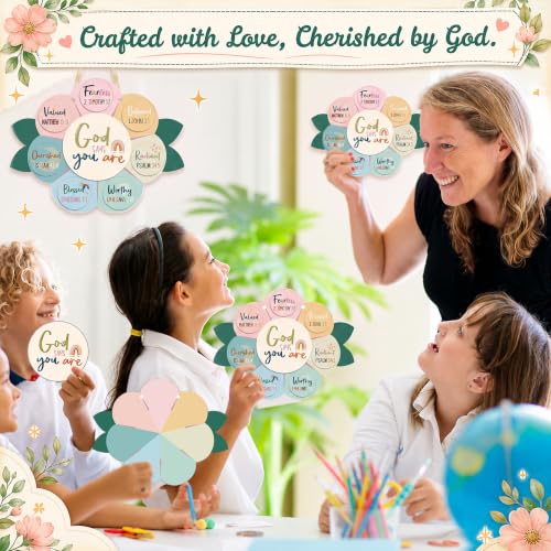 Capoda 28 Sets Sunday School Crafts Christian Sunflower, Pastel, Boho - color: Pastel, style: Boho