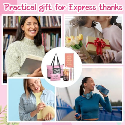 Shinylin 7 Pcs Christian Gift Set for Women Biblical Gifts Women Inspirational Presents Xmas Party Suit - color: Pink