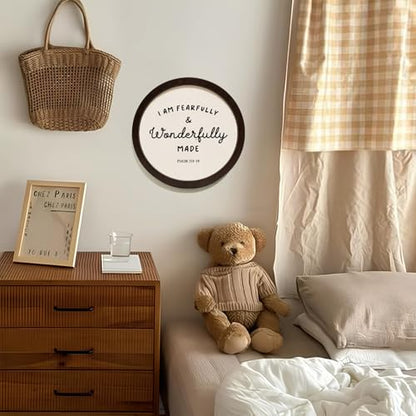 SkyCozy Christian Bible Verses Framed Wall Art Decor 10x10 Inch - color: Bible(Wooden)-08
