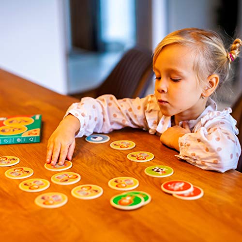 Montessori-Inspired Wooden Matching Game for Toddlers 2-4 Years - Durable, Scratch-Resistant 36 Card Set, Includes Carry Bag - Memory Game for Toddlers 2-4 Years - Cognitive Verbal Skills Development - size: Animals 36 cards