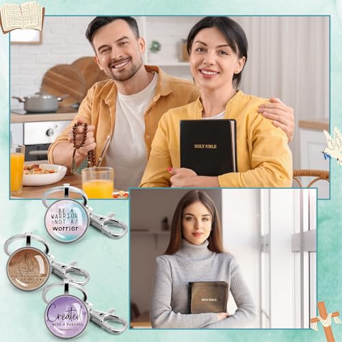 Fumete Christian Keychain Bulk for Wowen Men - style: Macaron Watercolors