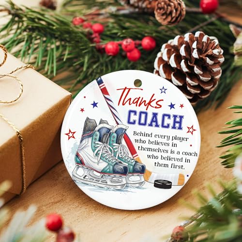 ZAGKOO Hockey Coach Ornament 2026, Coaches Christmas Ornament for Men,Women - color: Hockey Coach