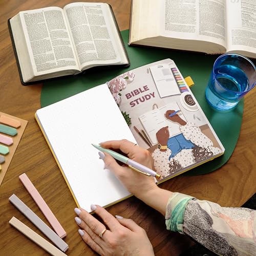 Clever Fox Bible Study Journal, Guide, Supplies for Women A5 Amber Yellow - color: Amber Yellow, size: A5 (5.8'' x 8.3'')
