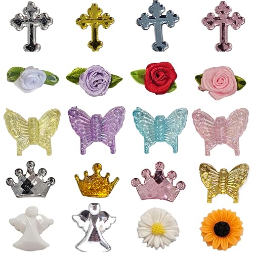 Personalized Memorial Service Funeral Ribbon Pins 20 Cross Religious Celebration of Life Custom Made Awareness Remembrance Anniversary Death Cross Sympathy Name Angel - color: Navy