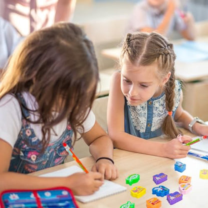 Cinrobiye 60 PCS Bible Verse Erasers Bulk, Inspirational Scripture Rubber Erasers for Sunday School, Church Events, VBS Supplies, Faith-Based Encouragement and Religious Activity Rewards