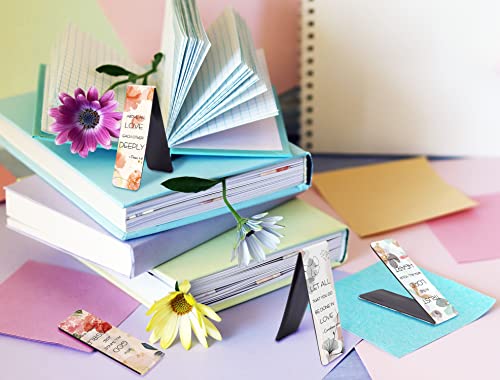 Magnetic Bookmarks, Page Markers, 10 Bible Verse Designs - color: Bible Verse Bookmarks