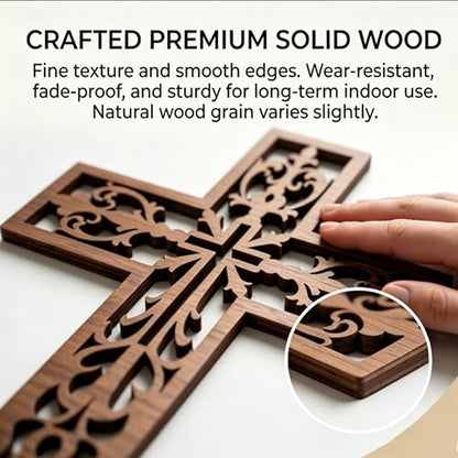 satoaols Classic Wooden Cross