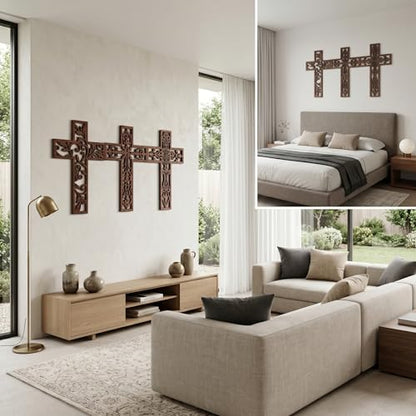 satoaols Classic Wooden Cross