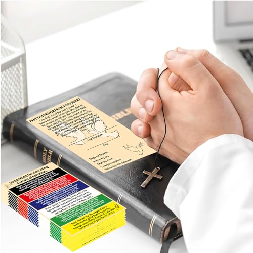 Plan of Salvation Card Prayer Cards Tracts Pocket Holy Postcards