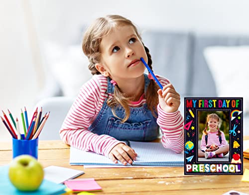 WaaHome My First Day of Preschool Picture Frame 2026, 4x6 Preschool Frame - color: 7-Back to School Preschool 4x6