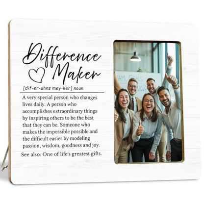 Difference Maker Definition Gifts Picture Frame, Difference Maker Gifts Picture Frame for Employees Coworker Colleage - color: Difference