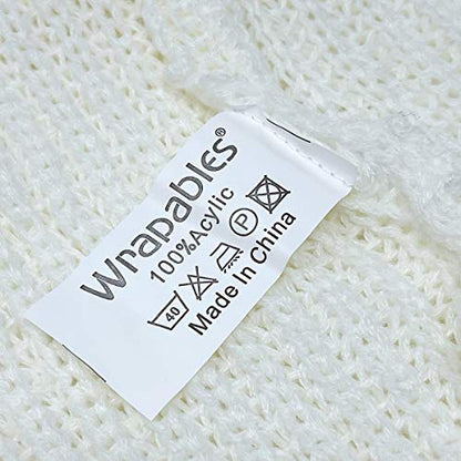 Wrapables Thick Knitted Winter Warm Infinity Scarf - color: Brown Beaver