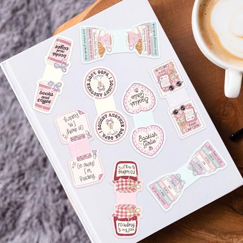 Magnetic Bookmarks for Book Lovers, Cute Book Marks, Bookmark Clips - color: Pink, Book Lovers