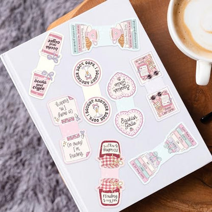 Magnetic Bookmarks for Book Lovers, Cute Book Marks, Bookmark Clips - color: Pink, Book Lovers