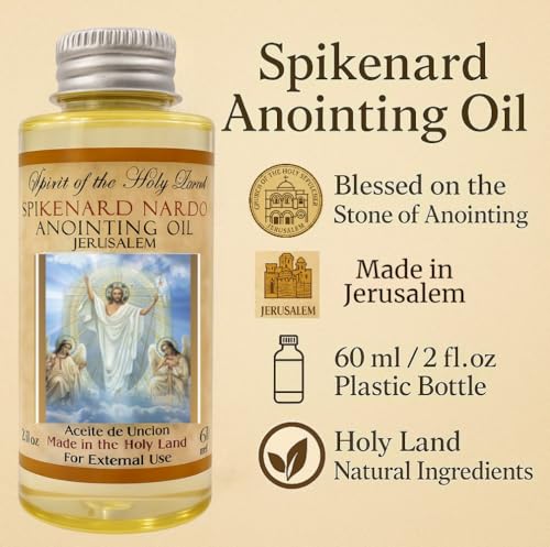 TALISMAN4U Spikenard Anointing Oil from Jerusalem, 2 x 60 ml