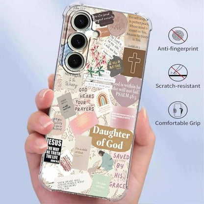 Christian Faith Case for Samsung Galaxy S26 Plus,Religious God is with You,Trendy Cool Soft TPU Bumper Cover for Samsung Galaxy S26 Plus - color: Religion4