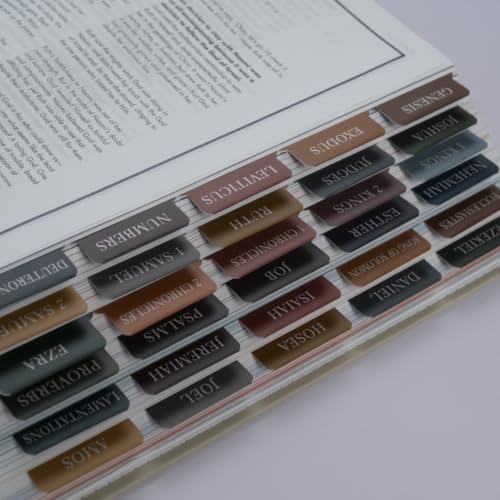 UPAFEXXI-Laminated Bible Tabs with Book Summaries, Bible Study Supplies - color: Summaries Boho3
