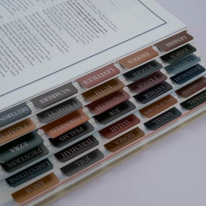 UPAFEXXI-Laminated Bible Tabs with Book Summaries, Bible Study Supplies - color: Summaries Boho3