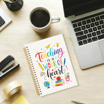 Teachers Gifts Spiral Notebook, Teacher Appreciation Gift Notebook - color: 05-teacher