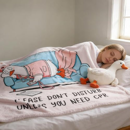Nurse Appreciation Gifts for Women Men, Soft Flannel Nurse Throw Blanket, 2026 Nursing Week Graduation Gift, LPN RN Gifts for Nurses Practitioner Nursing Birthday Student Graduate Gift Ideas 50"x60" - color: Multi-nurse