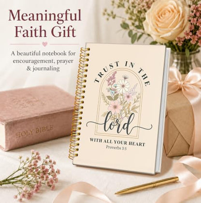 Bible Journal Notebook, Inspirational Christian Gifts for Women - color: The Bible of Flowers
