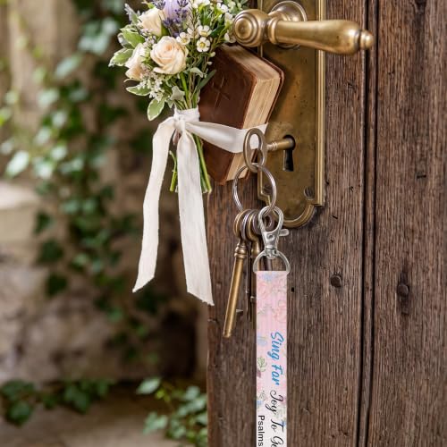 60 Pcs Christian Lanyard Bible Verse Keychain Gifts Bulk