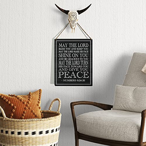 KongMoTree Numbers 6:24-26, May the Lord Bless You and Keep You, Scripture Art, Bible Verse, Bible Verse Wall Art, Bible Verse Sign, 8x10 Inch(GMS618) - color: Numbers 6:24-26 - 3