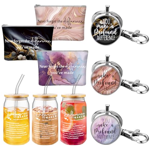 Hoolerry 9 Pcs Thank You Gifts for Women Employee, Difference Maker - style: Difference Maker
