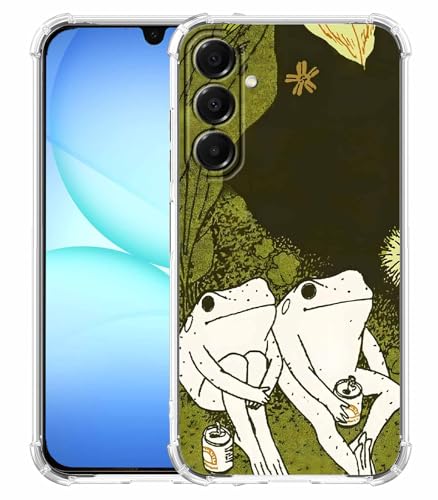 Cute Frogs Case for Samsung Galaxy A17,Aesthetic Animal Pattern,Cool Soft TPU Bumper Case,SA17 - color: Frogs, size: Samsung Galaxy A17