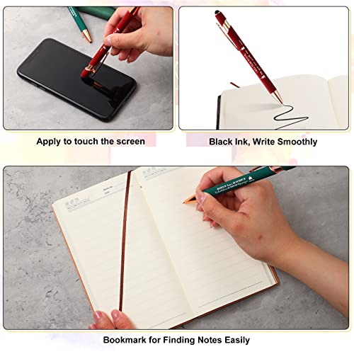 Crtiin 80 Pcs Christian Notebooks with Motivational Pens, Classic Color - color: Classic Color