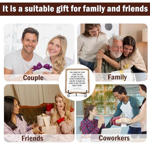 Religious Gifts for Women Men Friends Coworkers - color: For I Know the Plans