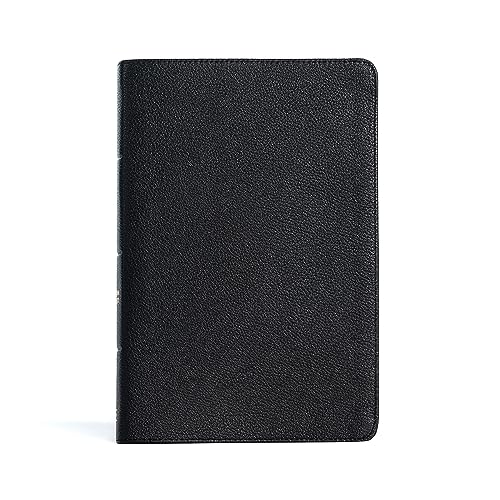 CSB Giant Print Reference Bible, Black Genuine Leather, Indexed, Red Letter, Presentation Page, Cross-References, Full-Color Maps, Easy-to-Read Bible Serif Type