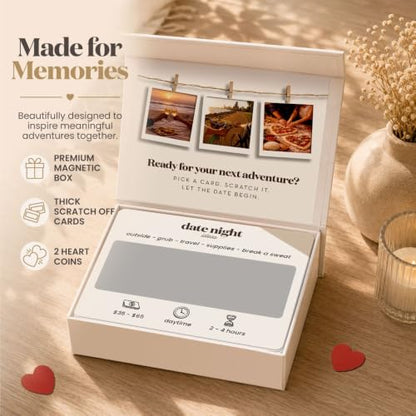 40 Scratch Off Date Night Ideas, Couples Gifts, Anniversary, Wedding & More