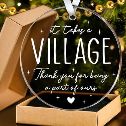 Teacher Ornament 2026, Teacher Christmas Ornament, Christmas Teachers Gifts - color: Thank You 6