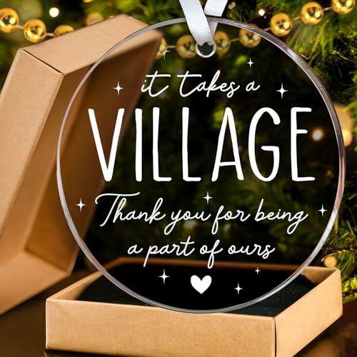 Teacher Ornament 2026, Teacher Christmas Ornament, Christmas Teachers Gifts - color: Thank You 6