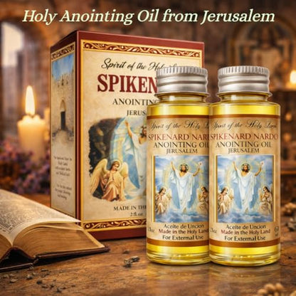 TALISMAN4U Spikenard Anointing Oil from Jerusalem, 2 x 60 ml