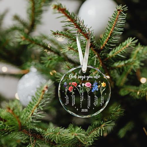 Christian Christmas Ornaments, Spiritual Catholic Bible Religious Ornaments - color: Christian