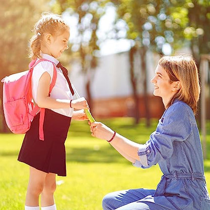 First Day of School Bracelets, Back to School Bracelets Mommy and Me - color: 2PCS Red