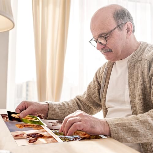Keeping Busy Match Photo 2 Dementia Activities for Seniors | Alzheimer Products for Elderly Patients | Fun Memory Game Toy & Cognitive Brain Puzzle for Senior Citizens w/Memory Loss or Alzheimers